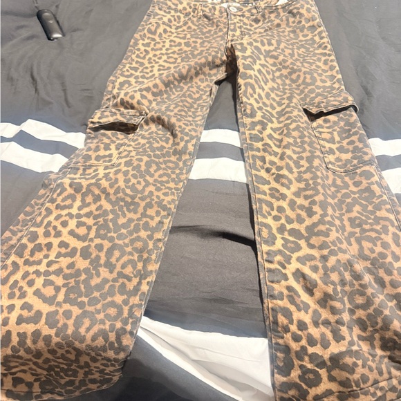 VIP High Rise Leopard Print Jeans - Picture 3 of 3